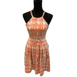 Calvin Klein Orange Fit and Flare Dress Size 2 NWT